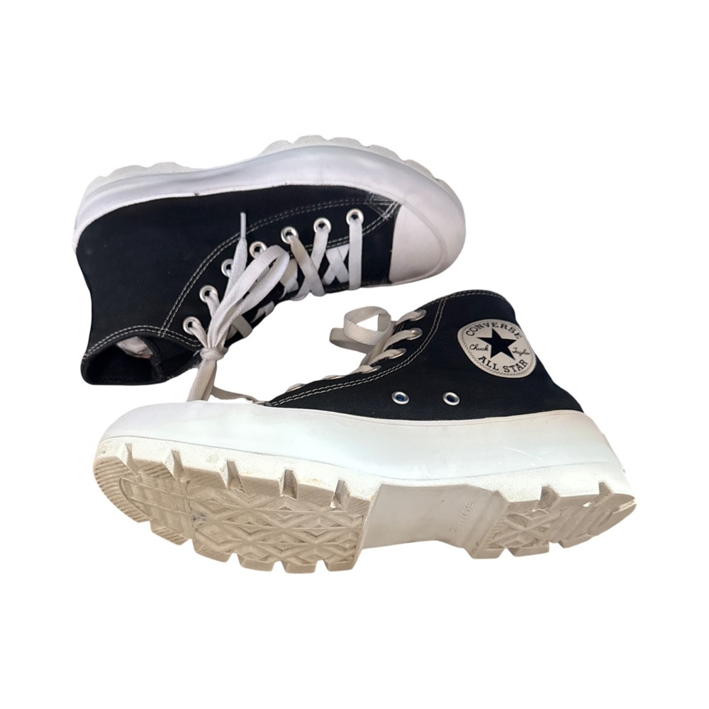 Converse Black and White High-Top All Star Sneakers